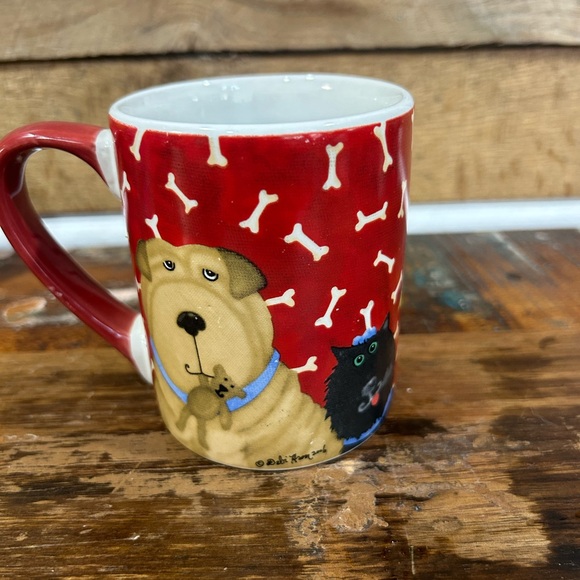 Gibson Elite Top Dog Mugs Coffee Cups - Set of 4 - Picture 8 of 13